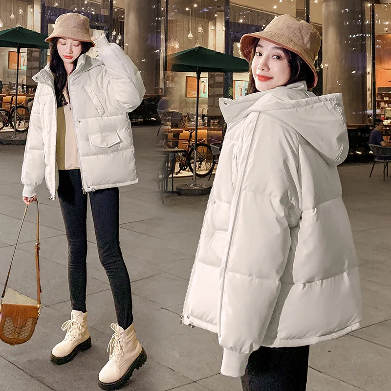 2023 New Short Down Cotton Coat Cotton Coat Women's Loose Autumn and Winter Coat Thickened Blue High Quality Coat
2023 New Short Down Cotton Coat Cotton Coat Women's Loose Autumn and Winter Coat Thickened Blue High Quality Coat