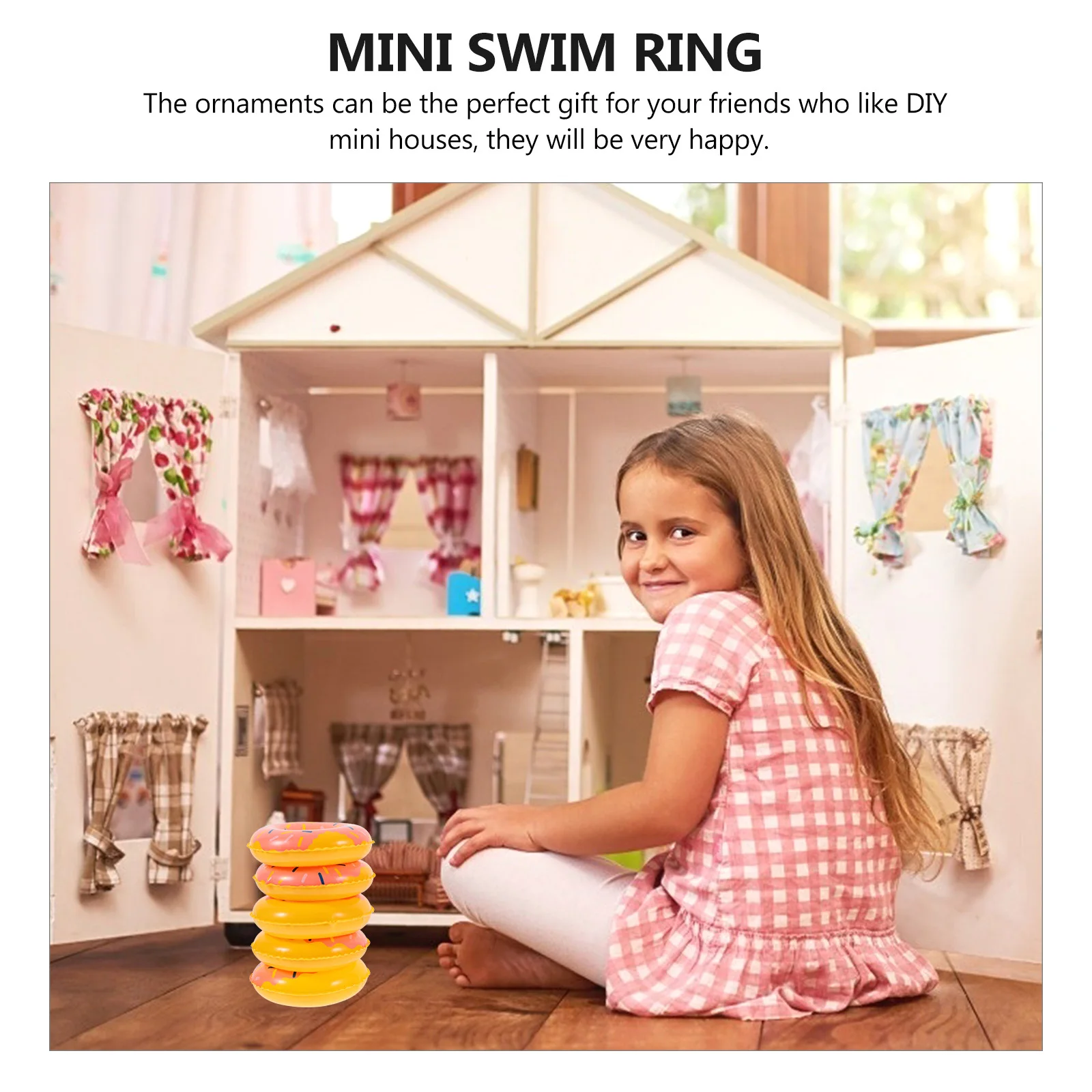 10pcs Mini Swimming Rings For House Decor Tiny Swim Rings, Miniature Landscaping Props, Diy House Accessories, Small Pool
10pcs Mini Swimming Rings For House Decor Tiny Swim Rings, Miniature Landscaping Props, Diy House Accessories, Small Pool