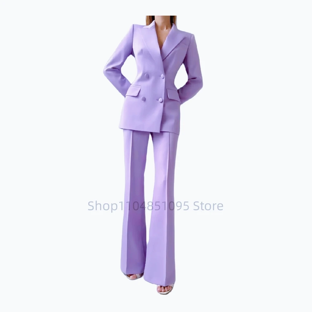New Women Clothing Peak Lapel Full Sleeves Double Breasted Blazer Slim High Waist Office Blazer And Full Length Pants Suits Set
New Women Clothing Peak Lapel Full Sleeves Double Breasted Blazer Slim High Waist Office Blazer And Full Length Pants Suits Set