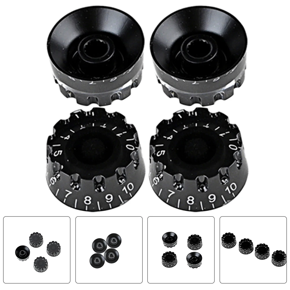 4Pcs Reliable Guitar Volume Control Knobs Solid Material Potentiometer Well Made Guitar Accessories
4Pcs Reliable Guitar Volume Control Knobs Solid Material Potentiometer Well Made Guitar Accessories