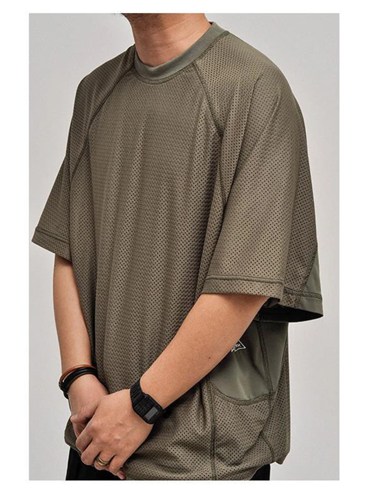 Viya's Breathable T-Shirt! Japanese Urban Sport Style Mesh Patchwork Vintage Loose Short-Sleeve T-Shirt for Men
Viya's Breathable T-Shirt! Japanese Urban Sport Style Mesh Patchwork Vintage Loose Short-Sleeve T-Shirt for Men