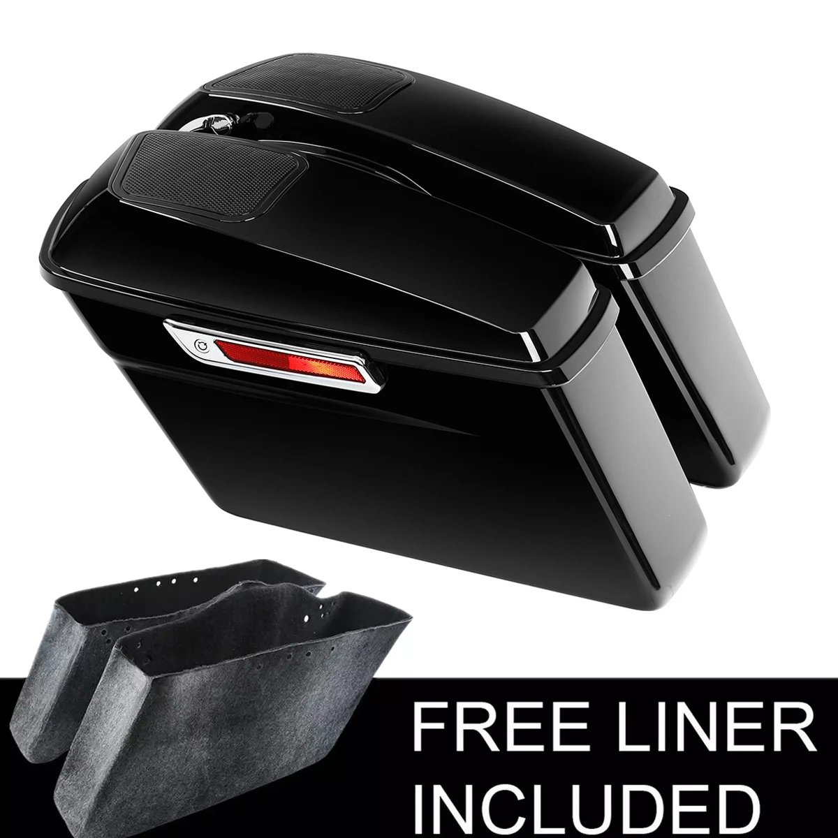 Черные седельные сумки 6x9 дюймов, решетка динамика, подходит для Harley Touring Electra Glide 14-24, боковая сумка для багажа мотоцикла
Черные седельные сумки 6x9 дюймов, решетка динамика, подходит для Harley Touring Electra Glide 14-24, боковая сумка для багажа мотоцикла