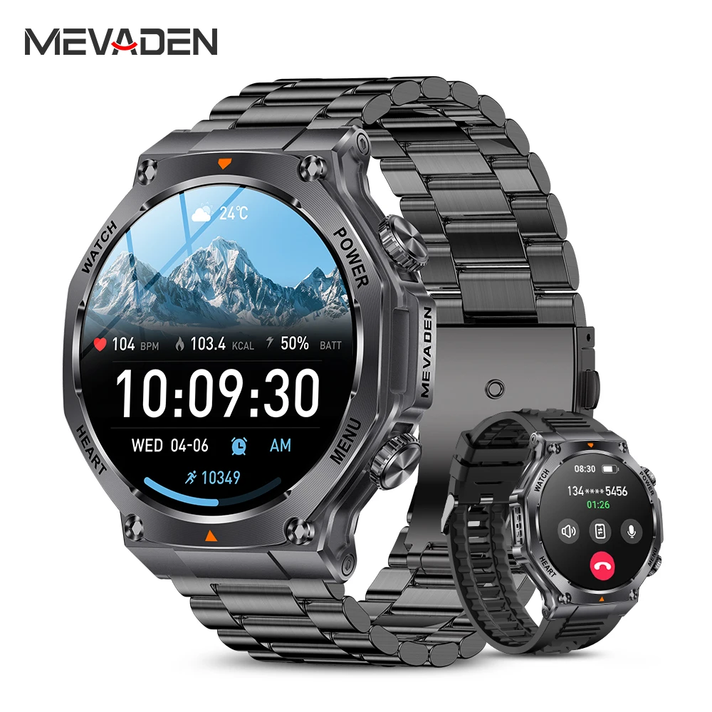 MEVADEN New 1.7 inch HD Screen Bluetooth Call Smart Watch Men Outdoor Sports Health Monitor Smartwatch for Android IOS 800mAh
MEVADEN New 1.7 inch HD Screen Bluetooth Call Smart Watch Men Outdoor Sports Health Monitor Smartwatch for Android IOS 800mAh