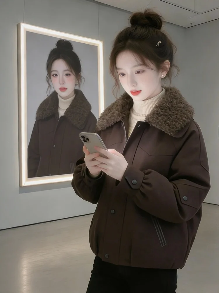 Faionable Thiened ort down Cotton Jaet Women's Winter Warm Outerwear Anti-Aging Slimming Sli Korean Sle Commute
Faionable Thiened ort down Cotton Jaet Women's Winter Warm Outerwear Anti-Aging Slimming Sli Korean Sle Commute