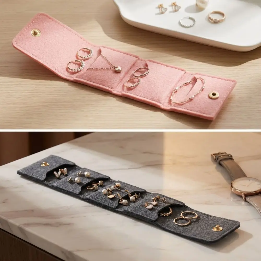 Mini Velvet Jewelry Display Bag Microfiber Fabric/Felt Flip Cover Jewelry Pouch Simple Earrings Organizer
Mini Velvet Jewelry Display Bag Microfiber Fabric/Felt Flip Cover Jewelry Pouch Simple Earrings Organizer