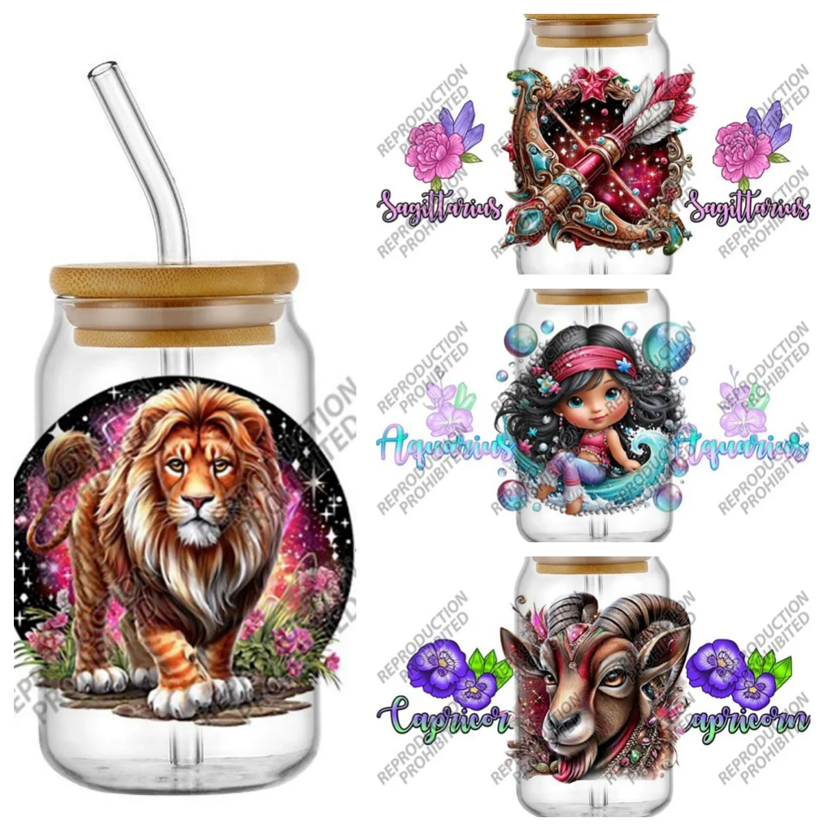 New Constellation Series UV DTF Cup Wraps for 16 oz Waterproof UV DTF Transfer Sticker Glasses Mug DIY Cartoon Decal Wrap
New Constellation Series UV DTF Cup Wraps for 16 oz Waterproof UV DTF Transfer Sticker Glasses Mug DIY Cartoon Decal Wrap