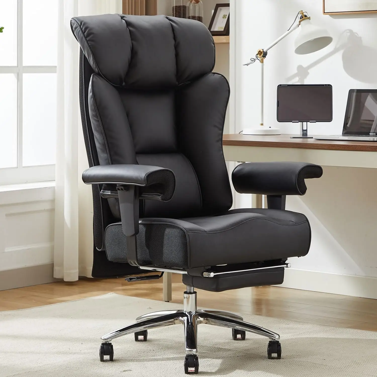 Efomao Big and Tall Office Chair 450lbs, Ergonomic Office Chair, Executive Office Chair for Heavy People, Computer Chair with
Efomao Big and Tall Office Chair 450lbs, Ergonomic Office Chair, Executive Office Chair for Heavy People, Computer Chair with