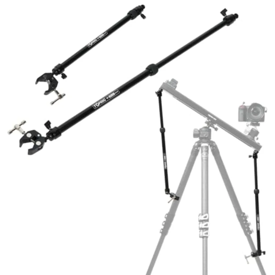 Camera Slider Support Arm 2 Arms,Aluminum Alloy Extendable Pole for Slider Rail Track, Black, Adjustable Tripod Stability Arm w
Camera Slider Support Arm 2 Arms,Aluminum Alloy Extendable Pole for Slider Rail Track, Black, Adjustable Tripod Stability Arm w