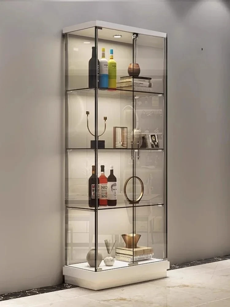 cqyGlass Door Wine Cabinet Home Living Room Sideboard Cabinet Wall Light Luxury High-End Display Cabinet Locker
cqyGlass Door Wine Cabinet Home Living Room Sideboard Cabinet Wall Light Luxury High-End Display Cabinet Locker