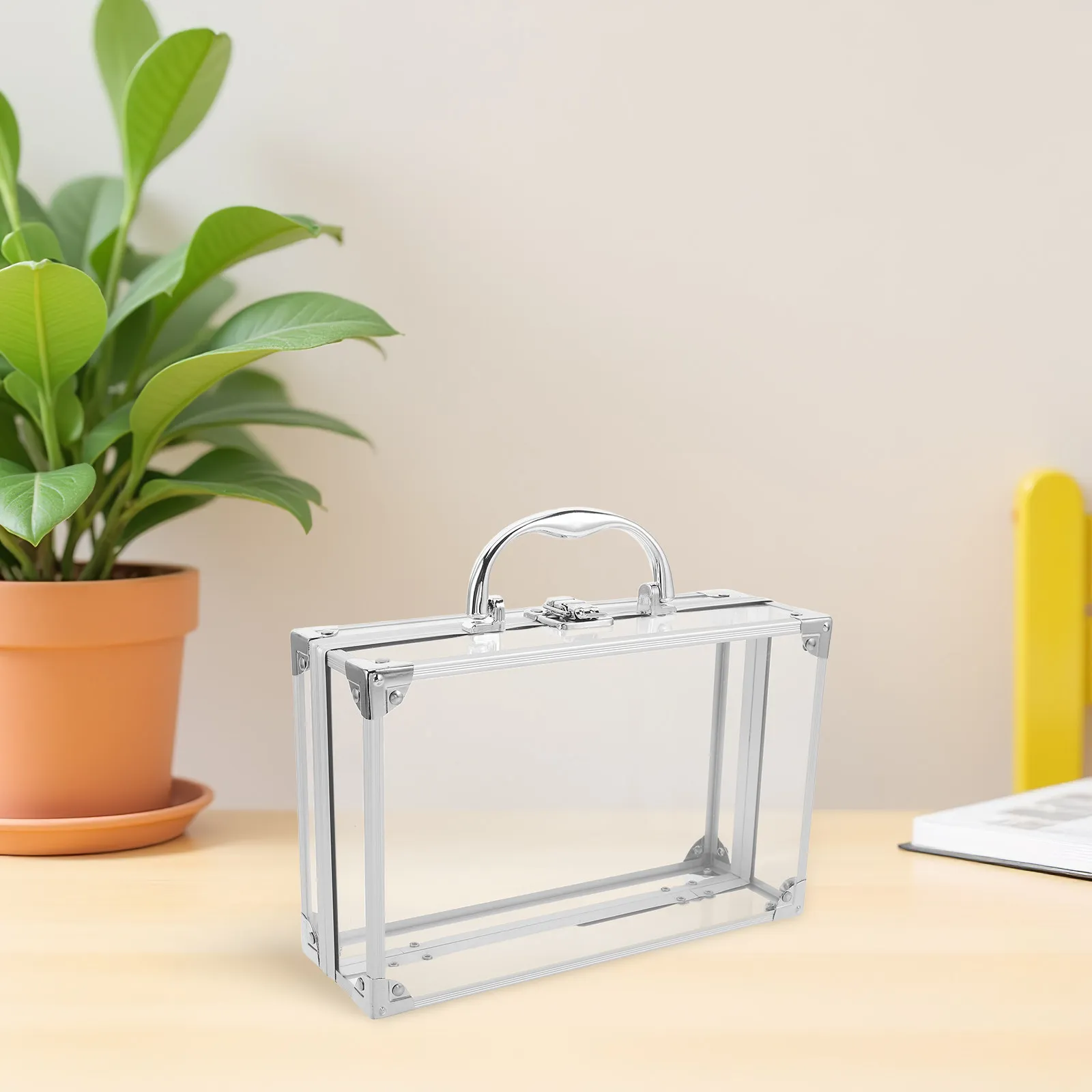 Large Transparent Book Case Waterproof Clear Organizer with Handle Portable Book Carrying Container for School Home Office
Large Transparent Book Case Waterproof Clear Organizer with Handle Portable Book Carrying Container for School Home Office