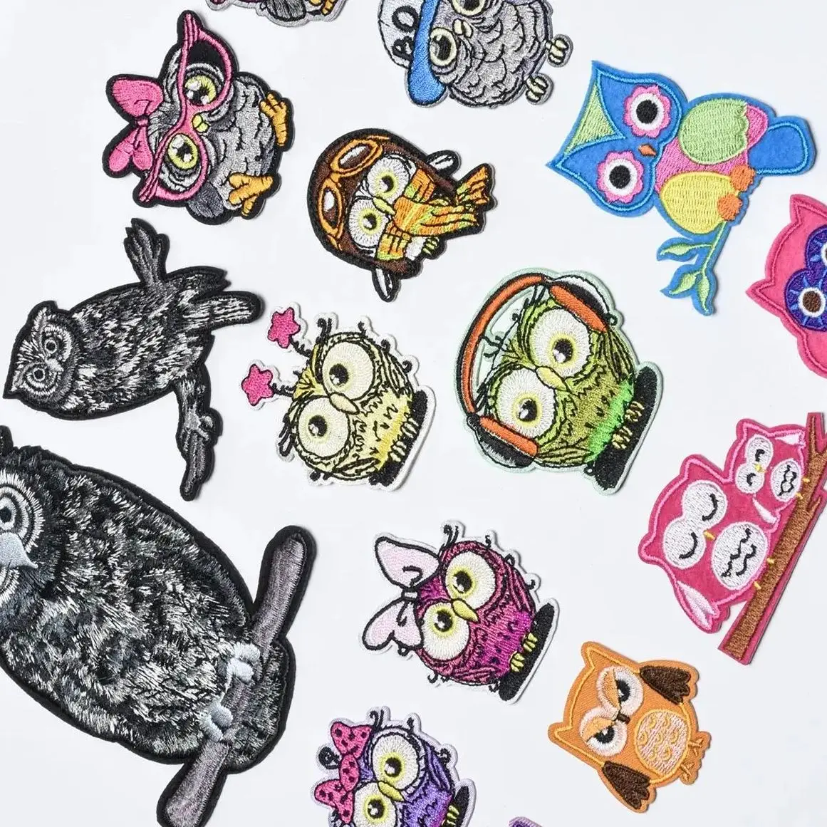 15Pcs Cartoon Cute Owl Series Iron on Adhesive Embroidered Patch For on DIY Clothes Hat Jeans Sticker Sew on Patches Applique
15Pcs Cartoon Cute Owl Series Iron on Adhesive Embroidered Patch For on DIY Clothes Hat Jeans Sticker Sew on Patches Applique