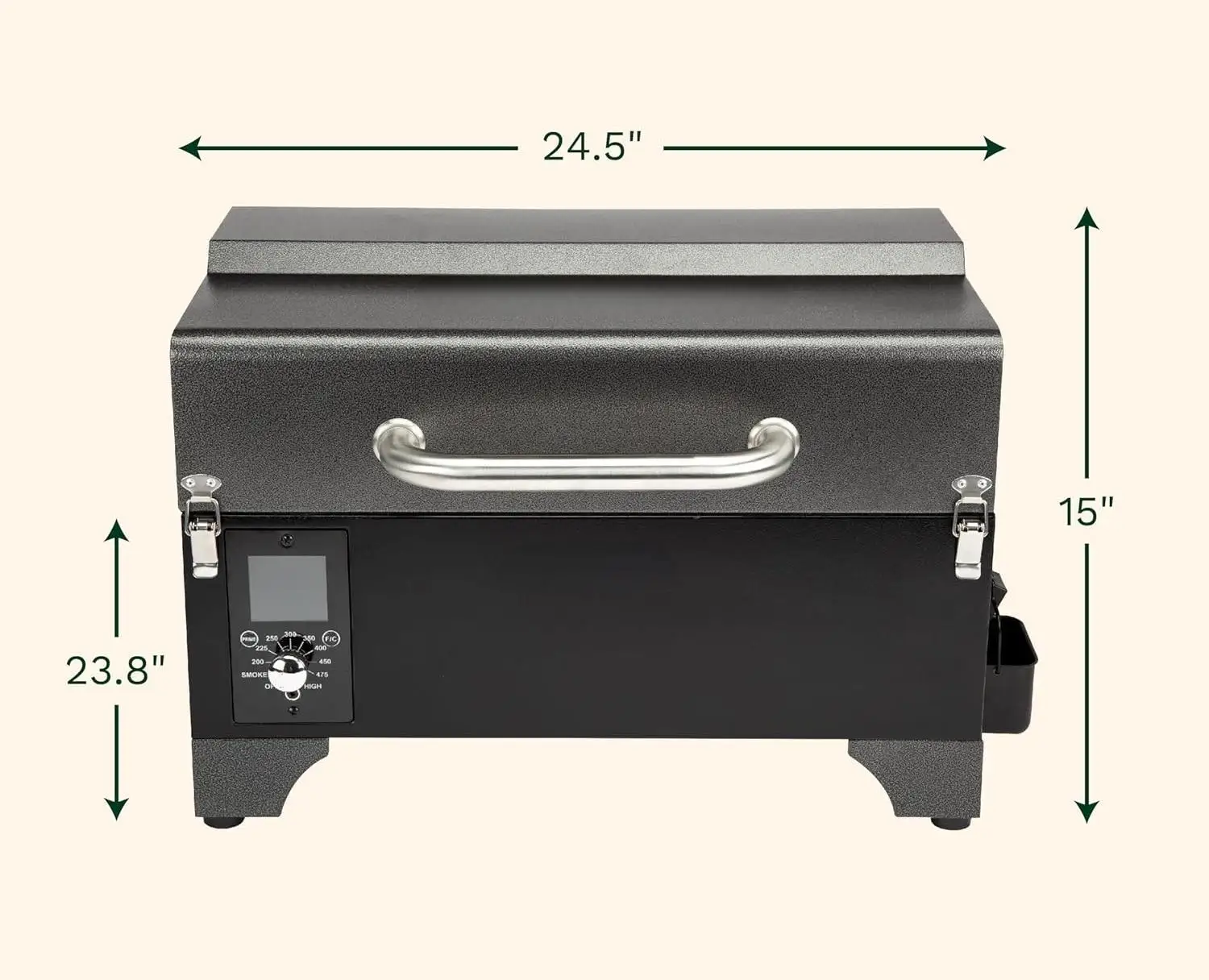 Portable Pellet Grill Smoker Wifi APP Automatic Clean Ash Pellet Smoker Smart Recipe Reach 850F Bake Pizza for Kitchen Camping
Portable Pellet Grill Smoker Wifi APP Automatic Clean Ash Pellet Smoker Smart Recipe Reach 850F Bake Pizza for Kitchen Camping