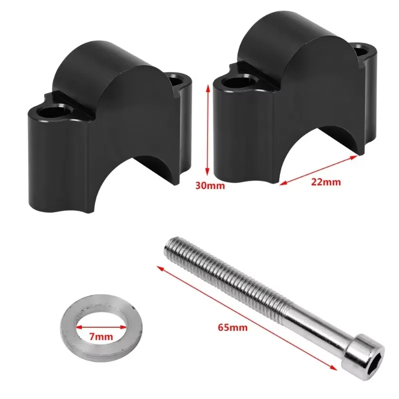 Uiz For Riser Bar Mount Handle Clamp Motorcycle Universal 28mm 11/8" 22mm 7/8" Handlebar CNC Aluminum Alloy Raised Short Pressi
Uiz For Riser Bar Mount Handle Clamp Motorcycle Universal 28mm 11/8" 22mm 7/8" Handlebar CNC Aluminum Alloy Raised Short Pressi