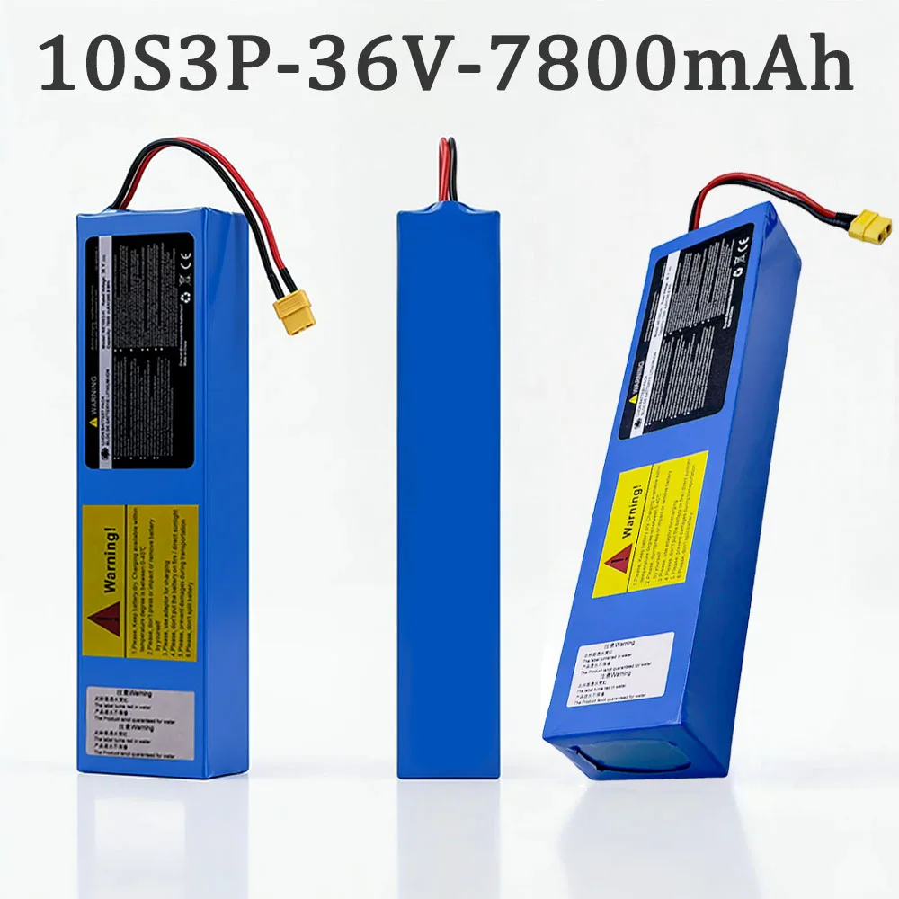 High Capacity 7800mAh 36V 10S3P 18650 Lithium Battery Pack Built-in BMS for Kugoo S2 S3 S4 E-Scooter battery
High Capacity 7800mAh 36V 10S3P 18650 Lithium Battery Pack Built-in BMS for Kugoo S2 S3 S4 E-Scooter battery