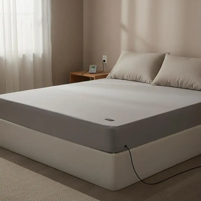 Earth Grounding Bedclothes 78x80x13in For Bedroom Therapy Wellness, 95% Organic Cotton 5% Pure Silver Fiber Conductive Fabric Gray King Size Includes Connecting Wire Tester
Earth Grounding Bedclothes 78x80x13in For Bedroom Therapy Wellness, 95% Organic Cotton 5% Pure Silver Fiber Conductive Fabric Gray King Size Includes Connecting Wire Tester