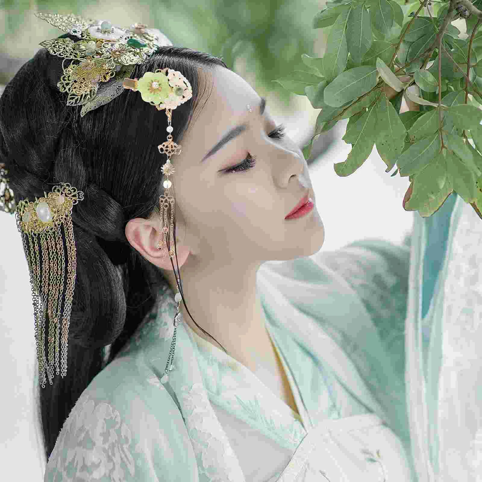 Chinese Style Tassel Hair Clip Women's Girl Accessories Pin Pearl Hairpin Bridal Clips
Chinese Style Tassel Hair Clip Women's Girl Accessories Pin Pearl Hairpin Bridal Clips