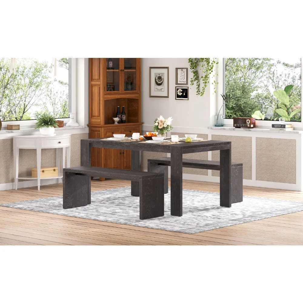 3-piece, Dining Table and 2 Benches, for Dining Room, Kitchen and Living Room (Espresso), Dinings Room Sets
3-piece, Dining Table and 2 Benches, for Dining Room, Kitchen and Living Room (Espresso), Dinings Room Sets