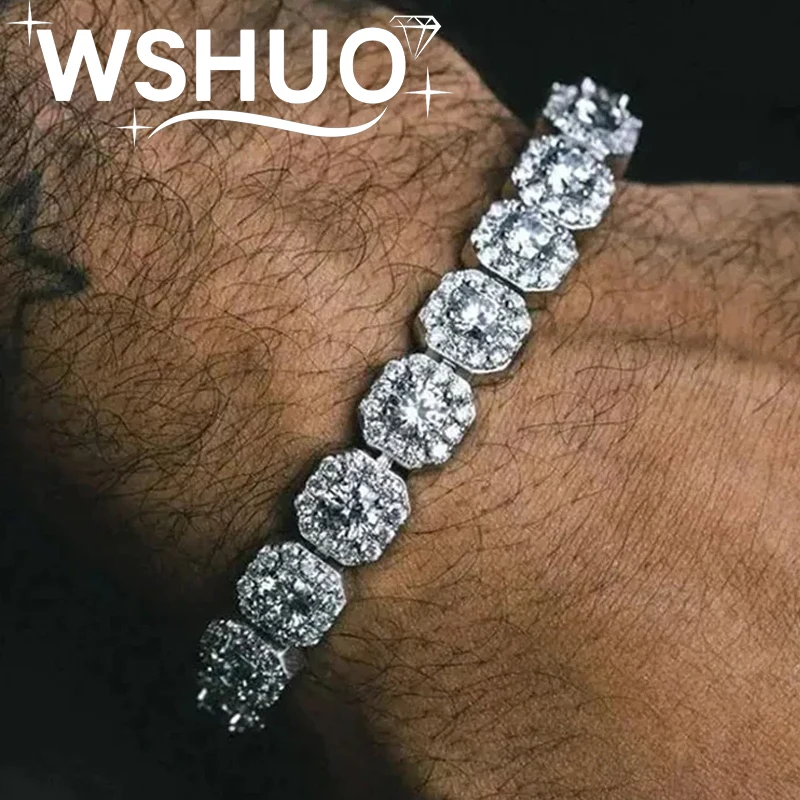 4/5/6.5mm Full Moissanite Tennis Bracelet S925 Sterling Silver for Men Women Shiny Diamond Hip-Hop Bracelet Fine Jewelry Gifts
4/5/6.5mm Full Moissanite Tennis Bracelet S925 Sterling Silver for Men Women Shiny Diamond Hip-Hop Bracelet Fine Jewelry Gifts