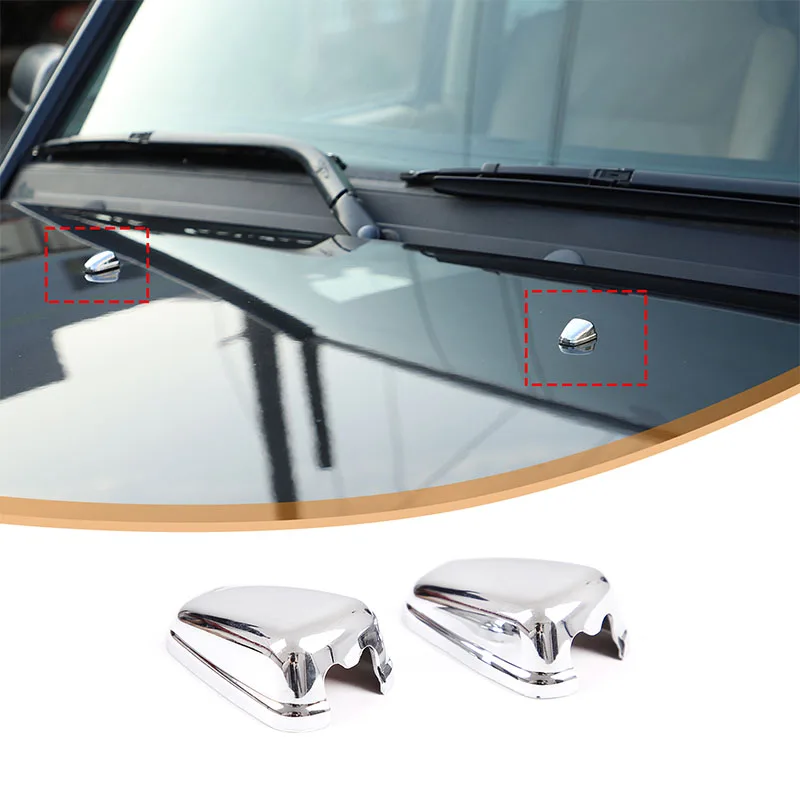 ABS Shiny Silver Car Hood Wiper Nozzle Cover Trim Frame For Land Rover Discovery 2 1998-2004 Car Exterior Accessories
ABS Shiny Silver Car Hood Wiper Nozzle Cover Trim Frame For Land Rover Discovery 2 1998-2004 Car Exterior Accessories