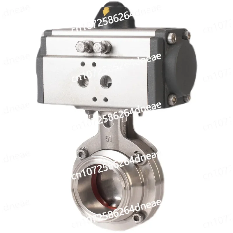 Pneumatic quick-release butterfly valve D981XF Naite sanitary clamp type food and beverage discharge chuck
Pneumatic quick-release butterfly valve D981XF Naite sanitary clamp type food and beverage discharge chuck