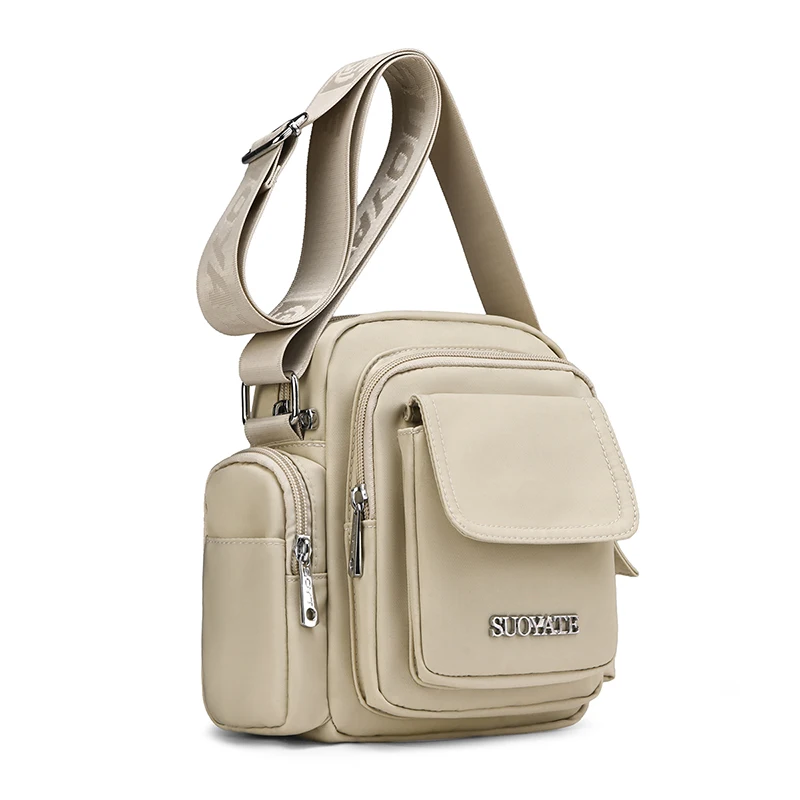 Light Waterproof Nylon Women's Crossbody Bag Vintage Shoulder Messenger bag Handbag with Zipper for Middle-Aged Ladies
Light Waterproof Nylon Women's Crossbody Bag Vintage Shoulder Messenger bag Handbag with Zipper for Middle-Aged Ladies