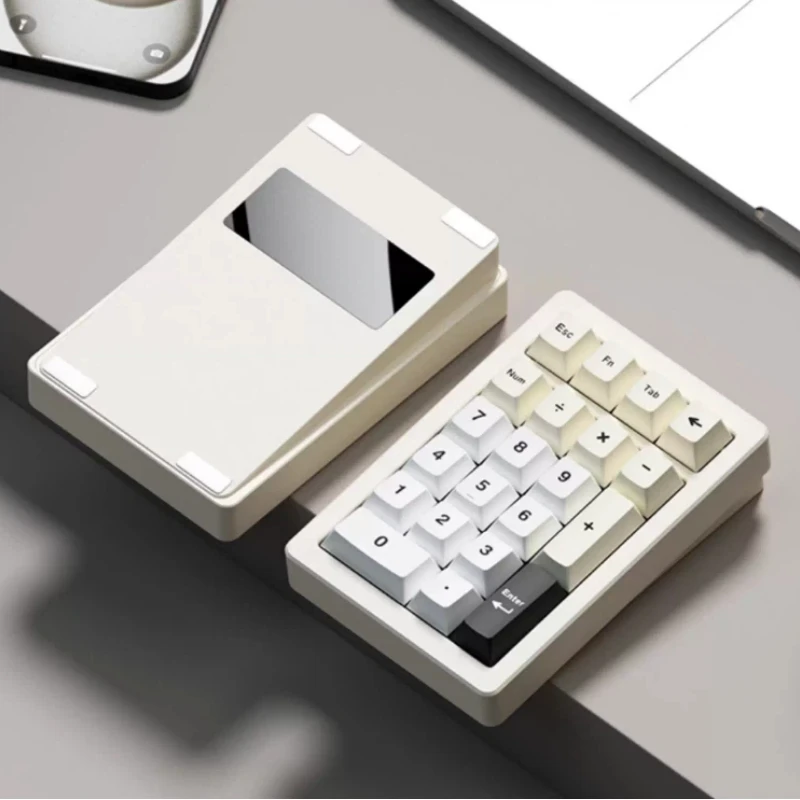 PANDA20 V2 Mini Numeric Keypad Kits Aluminum 3-mode Wireless Gasket Hot-Swap RGB Custom Office Game Mechanical Keyboard Pc Gifts
PANDA20 V2 Mini Numeric Keypad Kits Aluminum 3-mode Wireless Gasket Hot-Swap RGB Custom Office Game Mechanical Keyboard Pc Gifts