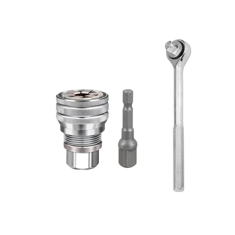 N5KC Регулируемый универсальный розетка, 3/8 -дюймовый комплект адаптера шестиугольной гаечной гаечной работы для бурения и
N5KC Регулируемый универсальный розетка, 3/8 -дюймовый комплект адаптера шестиугольной гаечной гаечной работы для бурения и