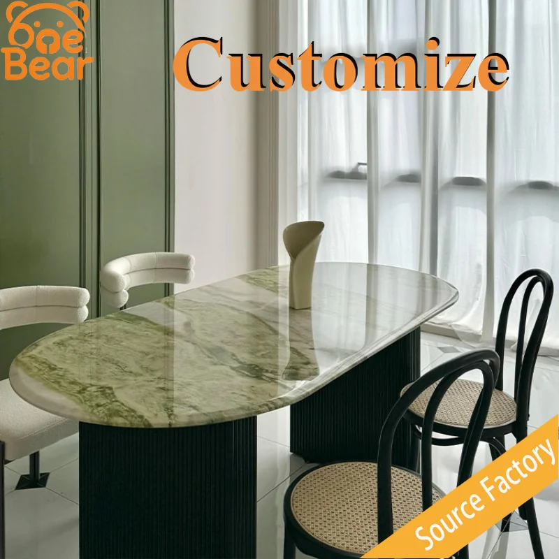 Customizable Waterproof Marble Dining Table, Easy Clean Modern Rectangular Table for Dining & Rest Area
Customizable Waterproof Marble Dining Table, Easy Clean Modern Rectangular Table for Dining & Rest Area