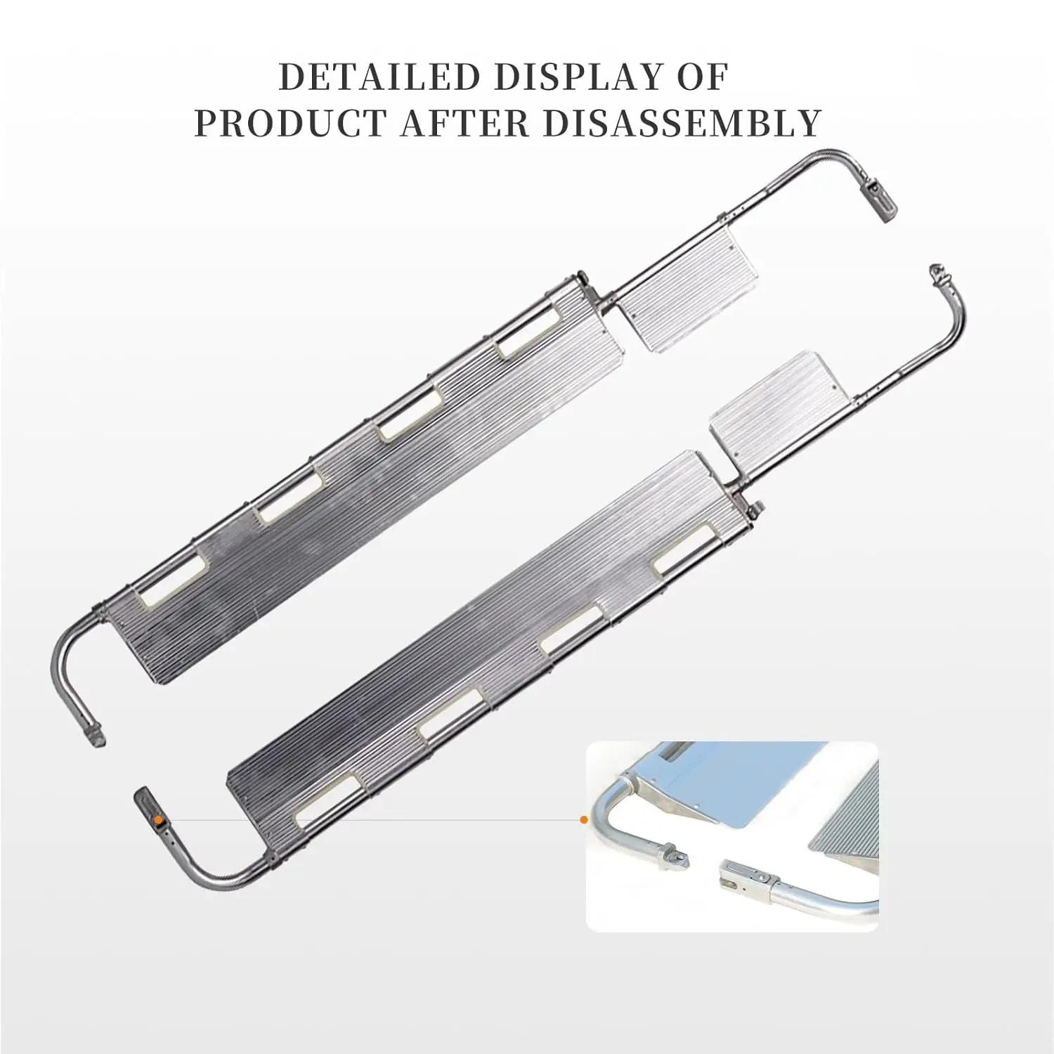 Foldable 4-Section Scoop Stretcher Aluminum for Ambulance Use
Foldable 4-Section Scoop Stretcher Aluminum for Ambulance Use