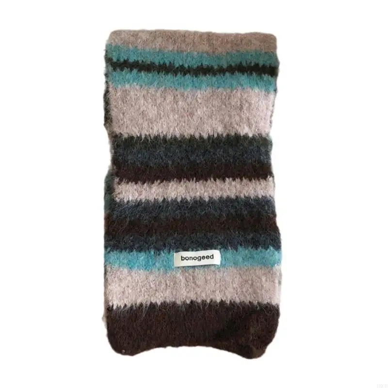 Plush Striped Color Matching Knitted Scarf for Fashion Enthusiasts, Comfortable Warm Neckerchief for Cold Months Wear
Plush Striped Color Matching Knitted Scarf for Fashion Enthusiasts, Comfortable Warm Neckerchief for Cold Months Wear