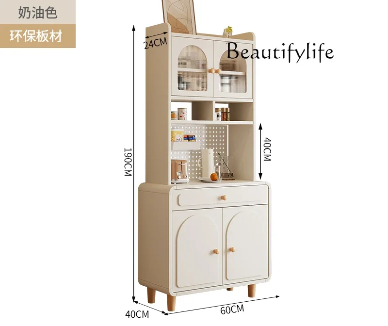 Cream style dining side cabinet integrated against the wall Household small living room Modern simple storage High-end sense
Cream style dining side cabinet integrated against the wall Household small living room Modern simple storage High-end sense