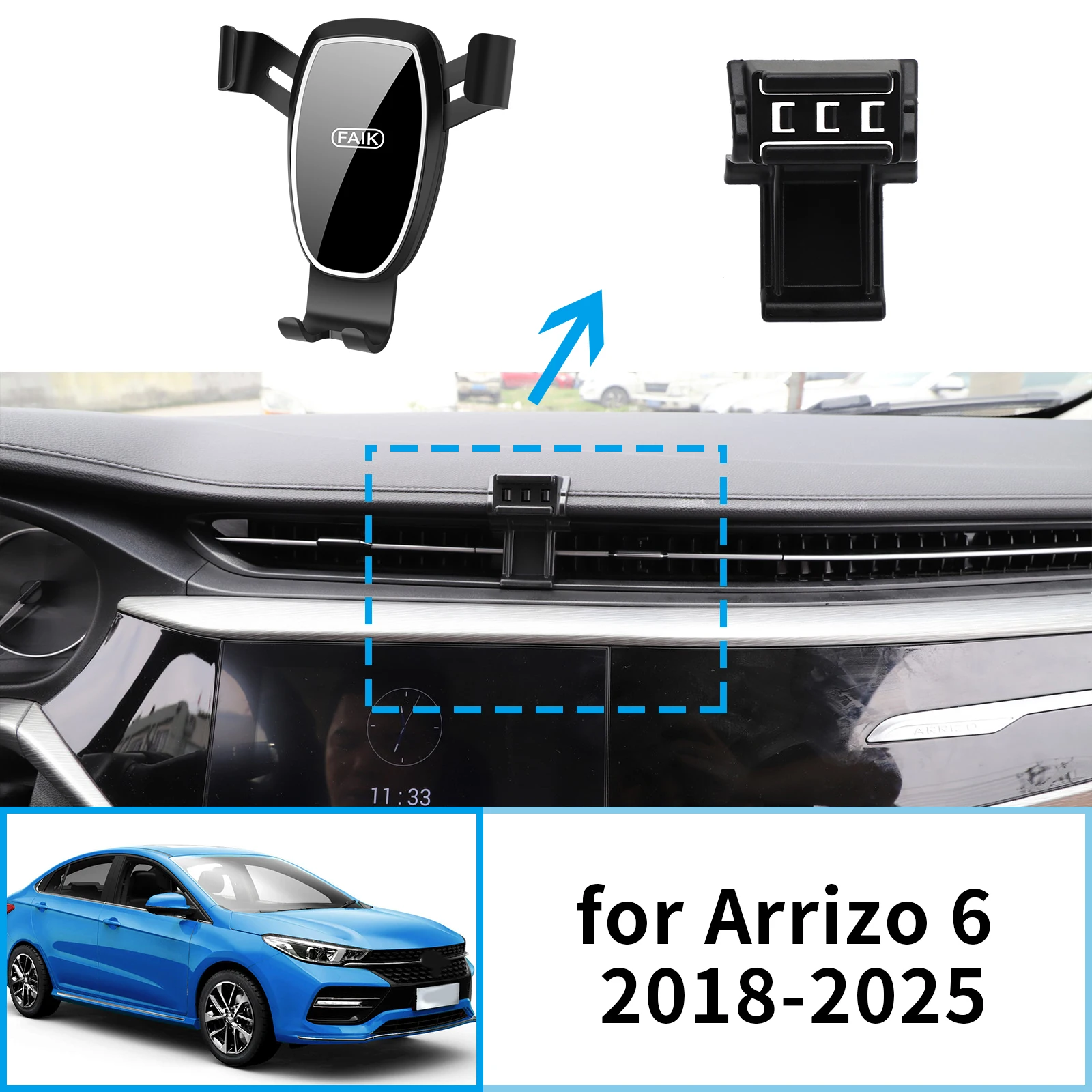 Car Mobile Phone Holder GPS Bracket for Chery Arrizo 6 6 PRO 6 PLUS GT 2018~2025 Navigation Stand Auto Accessories
Car Mobile Phone Holder GPS Bracket for Chery Arrizo 6 6 PRO 6 PLUS GT 2018~2025 Navigation Stand Auto Accessories