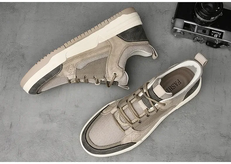 Men’s Women’s Real Leather Skate Shoes – Pigskin Upper, All-Match Breathable Sneakers, Everyday Wear
Men’s Women’s Real Leather Skate Shoes – Pigskin Upper, All-Match Breathable Sneakers, Everyday Wear