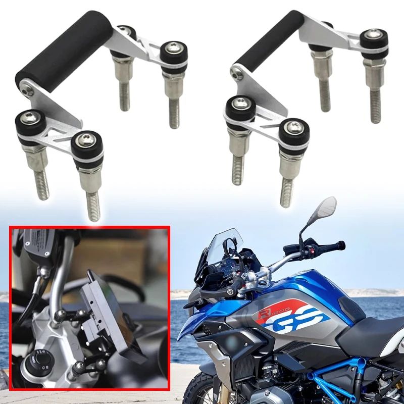 Fit For BMW R1200GS R1250GS ADV R1200R R1200RS CNC Handlebar Mobile Phone Mount Motorcycle Accessories GPS Navigation Bracket
Fit For BMW R1200GS R1250GS ADV R1200R R1200RS CNC Handlebar Mobile Phone Mount Motorcycle Accessories GPS Navigation Bracket