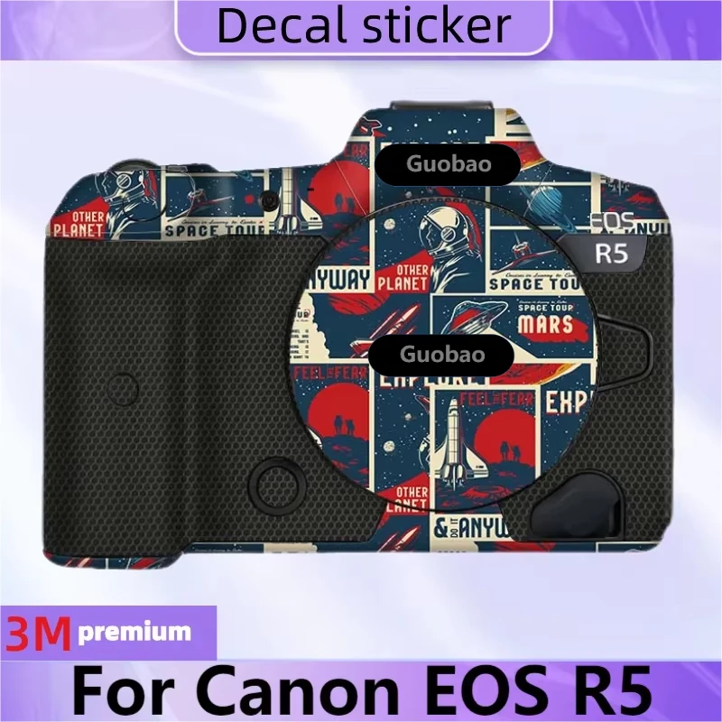 R5 Camera Premium Decal Skin For Canon EOS R5 Protective Body Sticker Anti-scratch Cover Film 3M Material EOSR5 Camera Skin
R5 Camera Premium Decal Skin For Canon EOS R5 Protective Body Sticker Anti-scratch Cover Film 3M Material EOSR5 Camera Skin