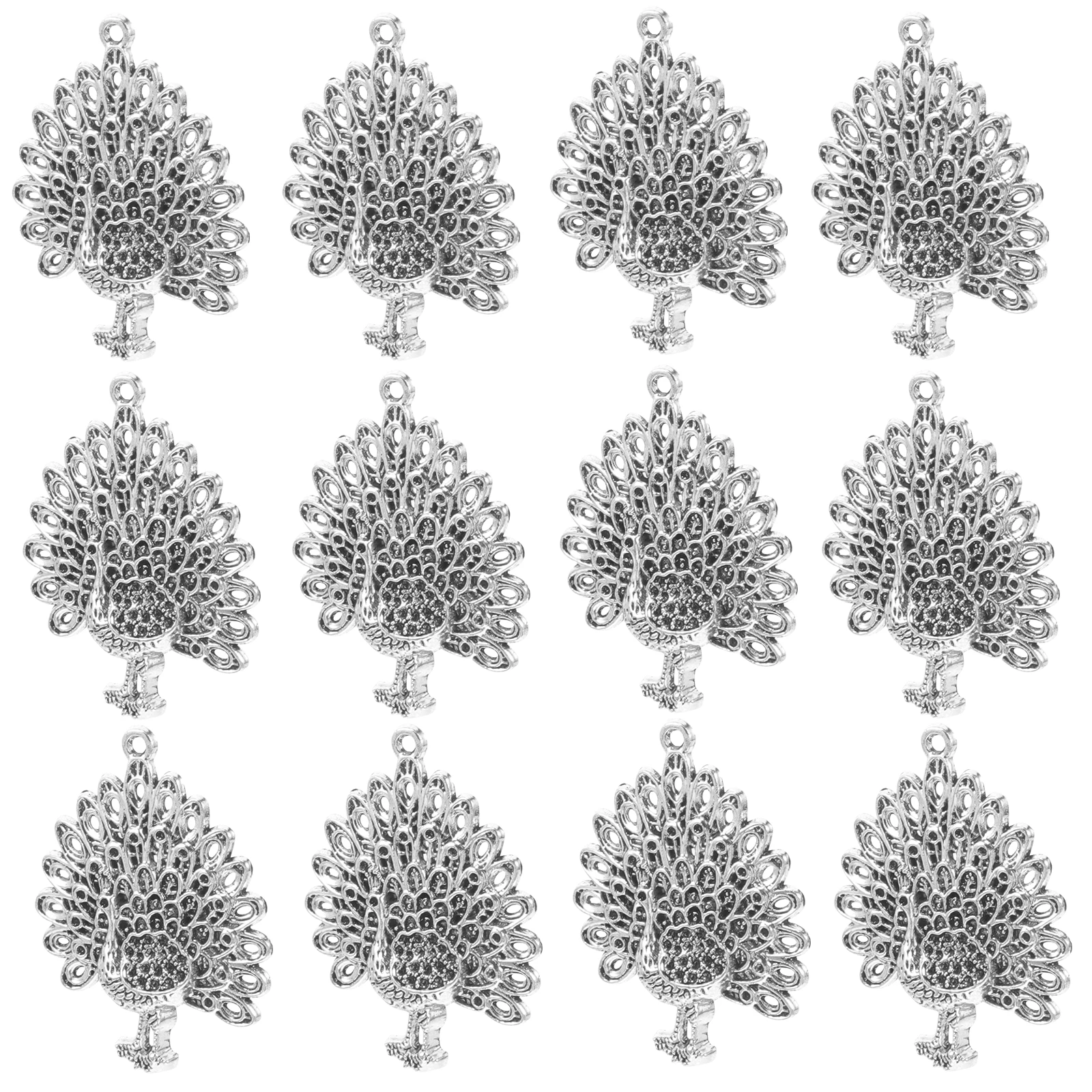 50pcs Vintage Peacock Alloy Earring Charms DIY Pendants Jewelry Accessories Decorative Metal Crafts Retro Style
50pcs Vintage Peacock Alloy Earring Charms DIY Pendants Jewelry Accessories Decorative Metal Crafts Retro Style