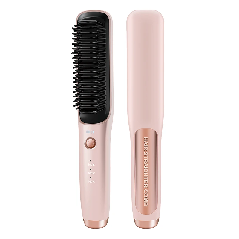 Cordless Hair Straightener Brush Ceramic Hot Comb Wireless Hair Tools Fast Heat Straightening Curly Ionic Rechargeable
Cordless Hair Straightener Brush Ceramic Hot Comb Wireless Hair Tools Fast Heat Straightening Curly Ionic Rechargeable