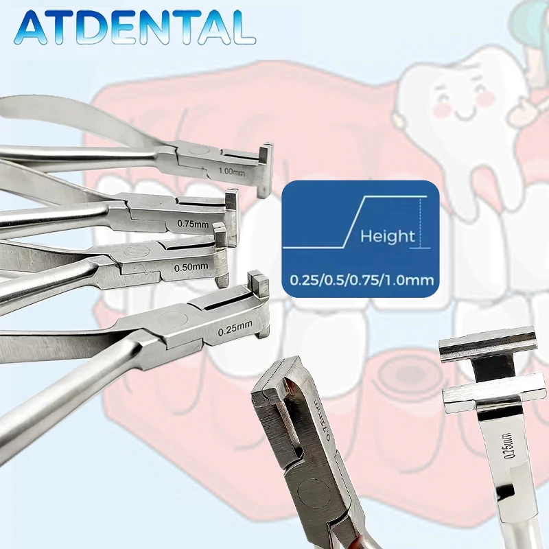 Dental Step Plier, Stainless Steel Orthodontic Wire Forming Forcep for Arch Wire Bending, Dental Instrument Kit
Dental Step Plier, Stainless Steel Orthodontic Wire Forming Forcep for Arch Wire Bending, Dental Instrument Kit