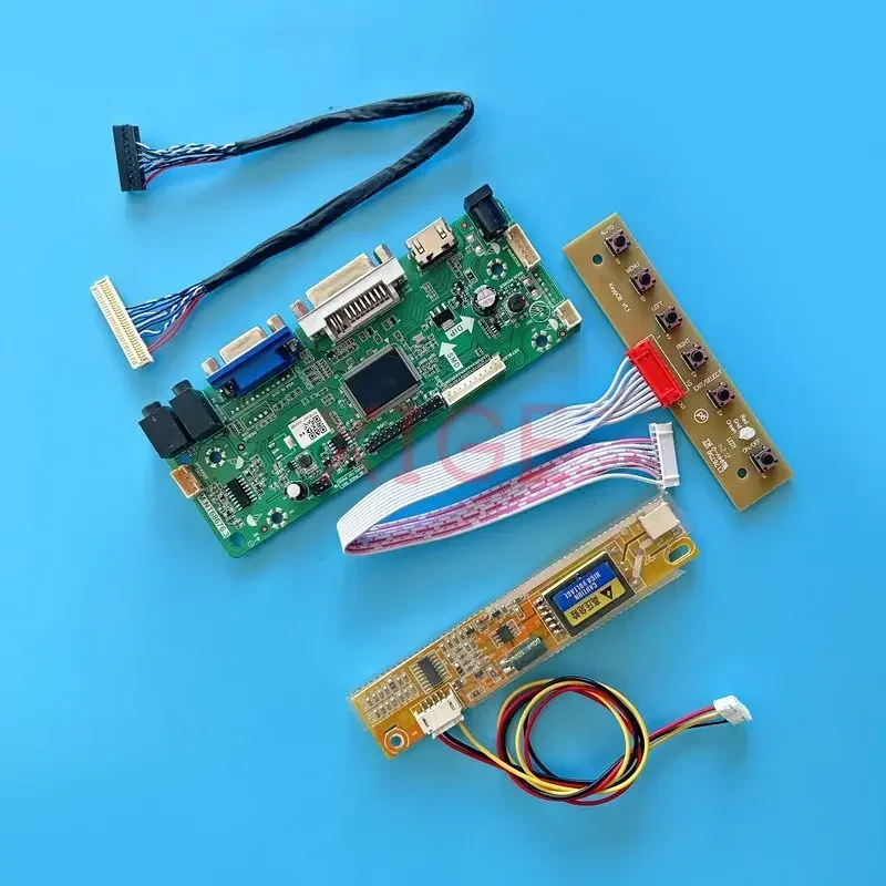 For QD14TL01 QD14TL02 N141I1 N141I3 Controller Driver Board DVI VGA LCD Matrix 1280*800 1CCFL DIY Kit LVDS-30Pin HDMI-Compatible
For QD14TL01 QD14TL02 N141I1 N141I3 Controller Driver Board DVI VGA LCD Matrix 1280*800 1CCFL DIY Kit LVDS-30Pin HDMI-Compatible