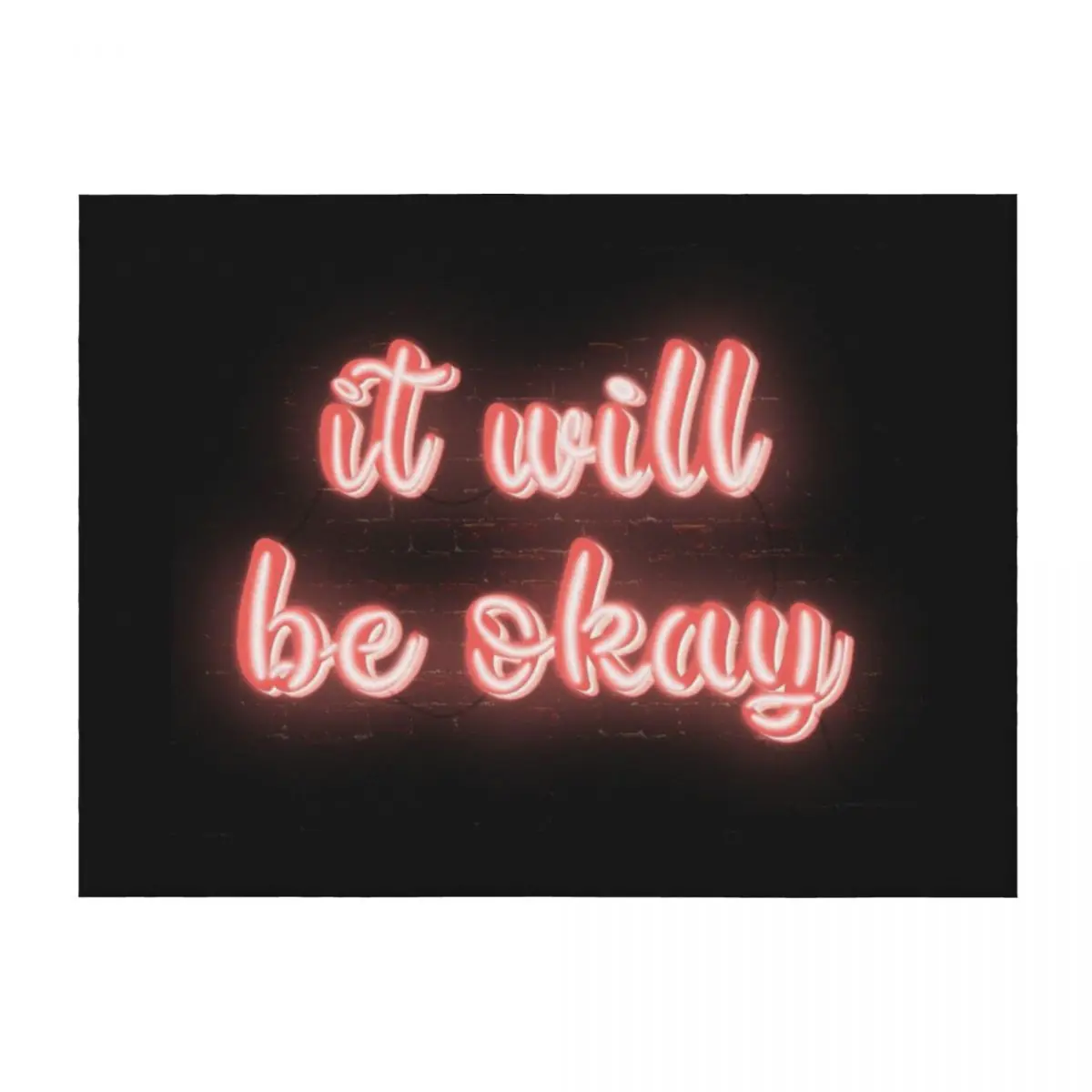 It will be okay neon light up sign Throw Blanket Designers anime warm for winter Soft Blankets
It will be okay neon light up sign Throw Blanket Designers anime warm for winter Soft Blankets
