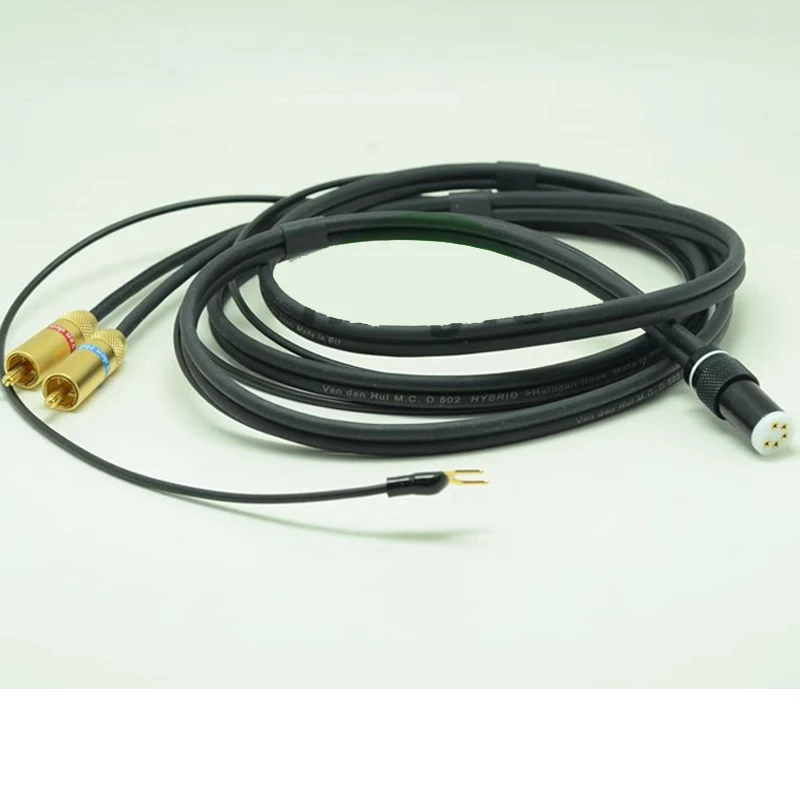 Original Dutch VAN DEN HUL VDH D-502 LP Vinyl 5 needle Turntable Signal Cable Hybrid Tonearm Cable
Original Dutch VAN DEN HUL VDH D-502 LP Vinyl 5 needle Turntable Signal Cable Hybrid Tonearm Cable
