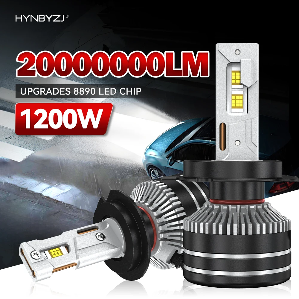 HYNBYZJ 1200W H7 H11 H1 H4 Светодиодная лампа для фар 6000K LED HB3 HB4 Комплект светодиодных фонарей с двойной медной трубкой для автомобиля 12 В 24 В 2 шт.
HYNBYZJ 1200W H7 H11 H1 H4 Светодиодная лампа для фар 6000K LED HB3 HB4 Комплект светодиодных фонарей с двойной медной трубкой для автомобиля 12 В 24 В 2 шт.