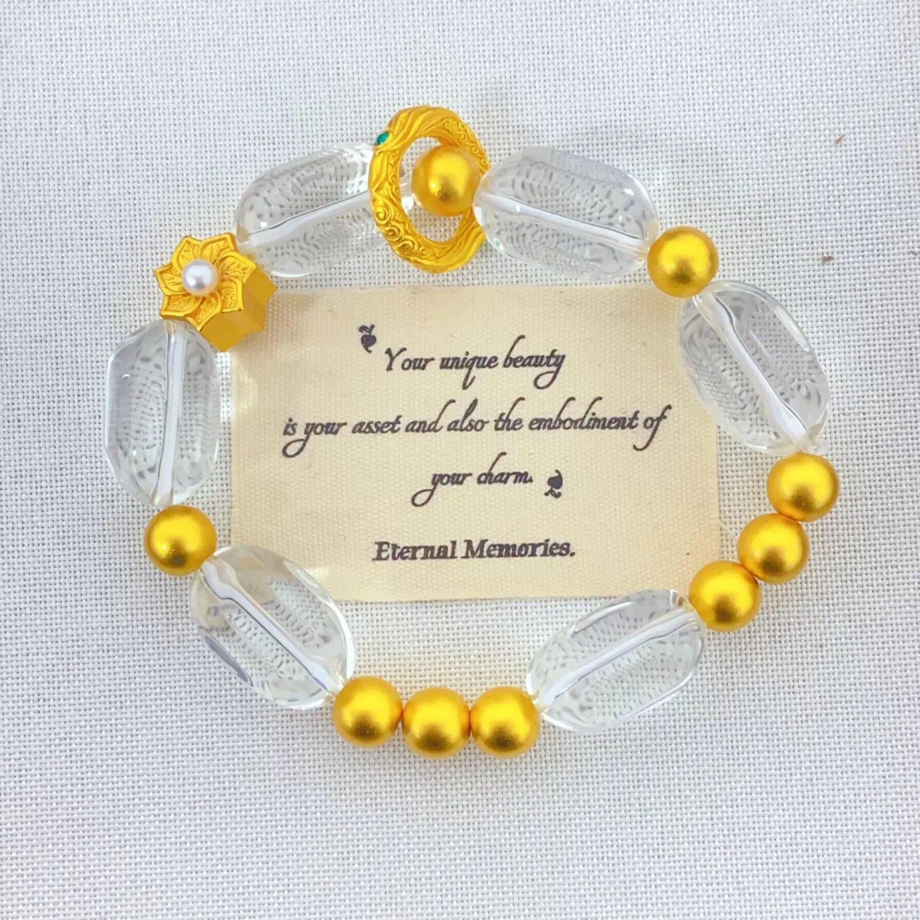 Plated With Real Gold Strong Preservation Ancient Sand Transportation Lotus Flower Qiankun Circle Bracelet High End Girls Gift
Plated With Real Gold Strong Preservation Ancient Sand Transportation Lotus Flower Qiankun Circle Bracelet High End Girls Gift