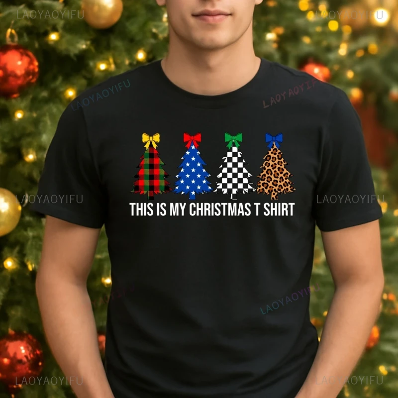 My Christmas T Shirt Printed Festive Tree Xmas Party Gift Unisex Tee Top Modal T-shirt New Style Shirts Round Collar Tees
My Christmas T Shirt Printed Festive Tree Xmas Party Gift Unisex Tee Top Modal T-shirt New Style Shirts Round Collar Tees