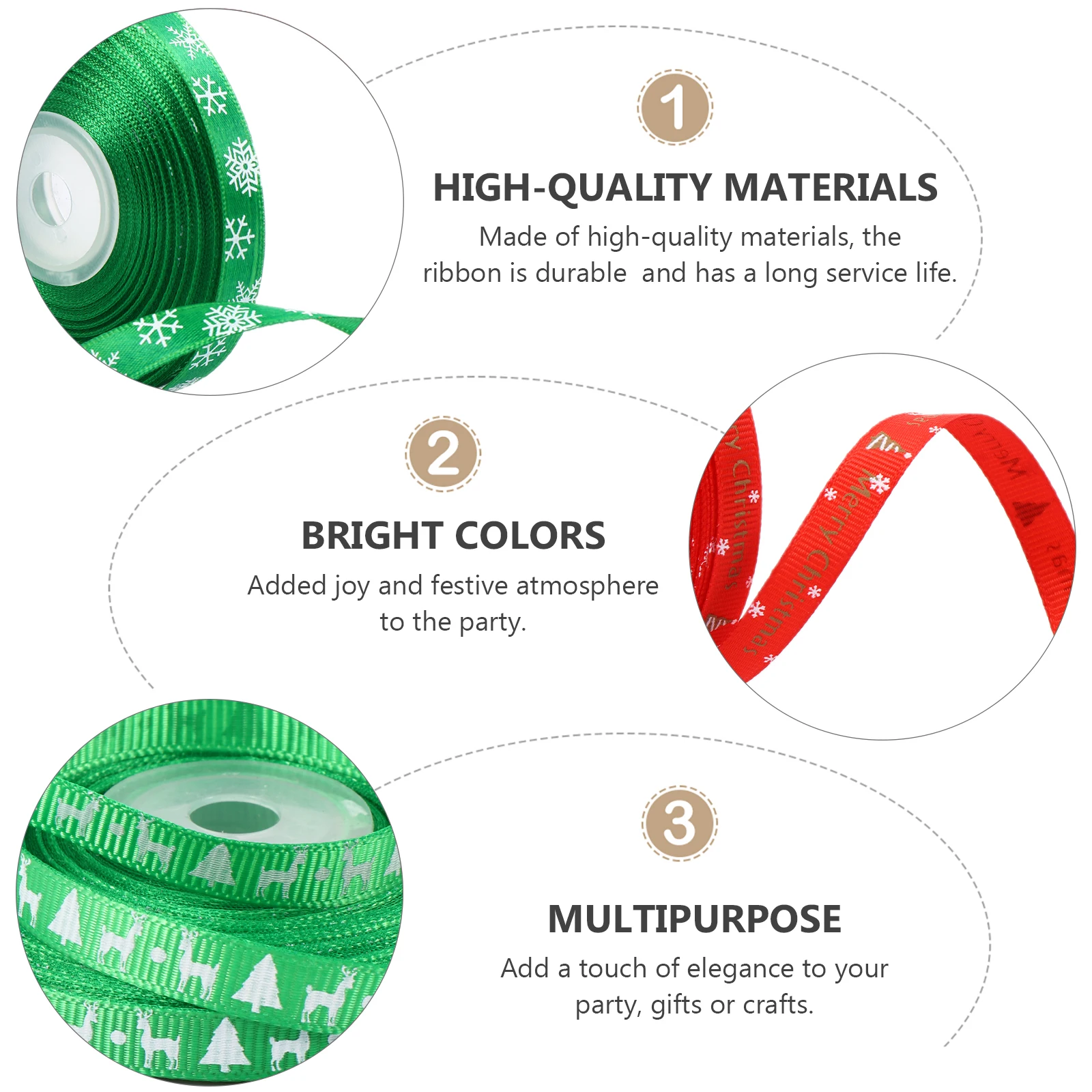 8 Rolls Holiday Wired Ribbon Snowflake Ribbons Winter Decoration Christmas Small Theme
8 Rolls Holiday Wired Ribbon Snowflake Ribbons Winter Decoration Christmas Small Theme