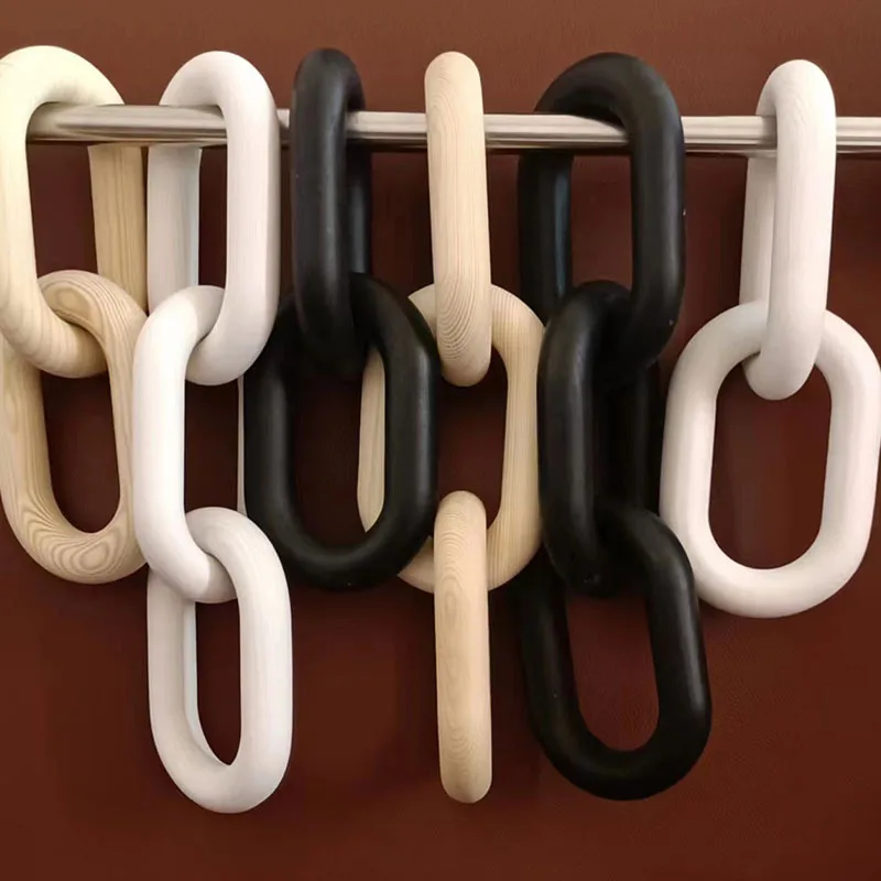 Wooden Handmade Links Chain Village Farmhouse Rustic Decorative Natural Wood Knot Pine Wood Chain Link Decor for Living Room
Wooden Handmade Links Chain Village Farmhouse Rustic Decorative Natural Wood Knot Pine Wood Chain Link Decor for Living Room