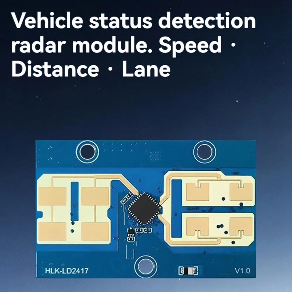 Vehicle Distance And Speed Detection 24G Vehicle Status Sensing Radar Module Kit LD2417 Millimeter-Wave Sensor With Board
Vehicle Distance And Speed Detection 24G Vehicle Status Sensing Radar Module Kit LD2417 Millimeter-Wave Sensor With Board