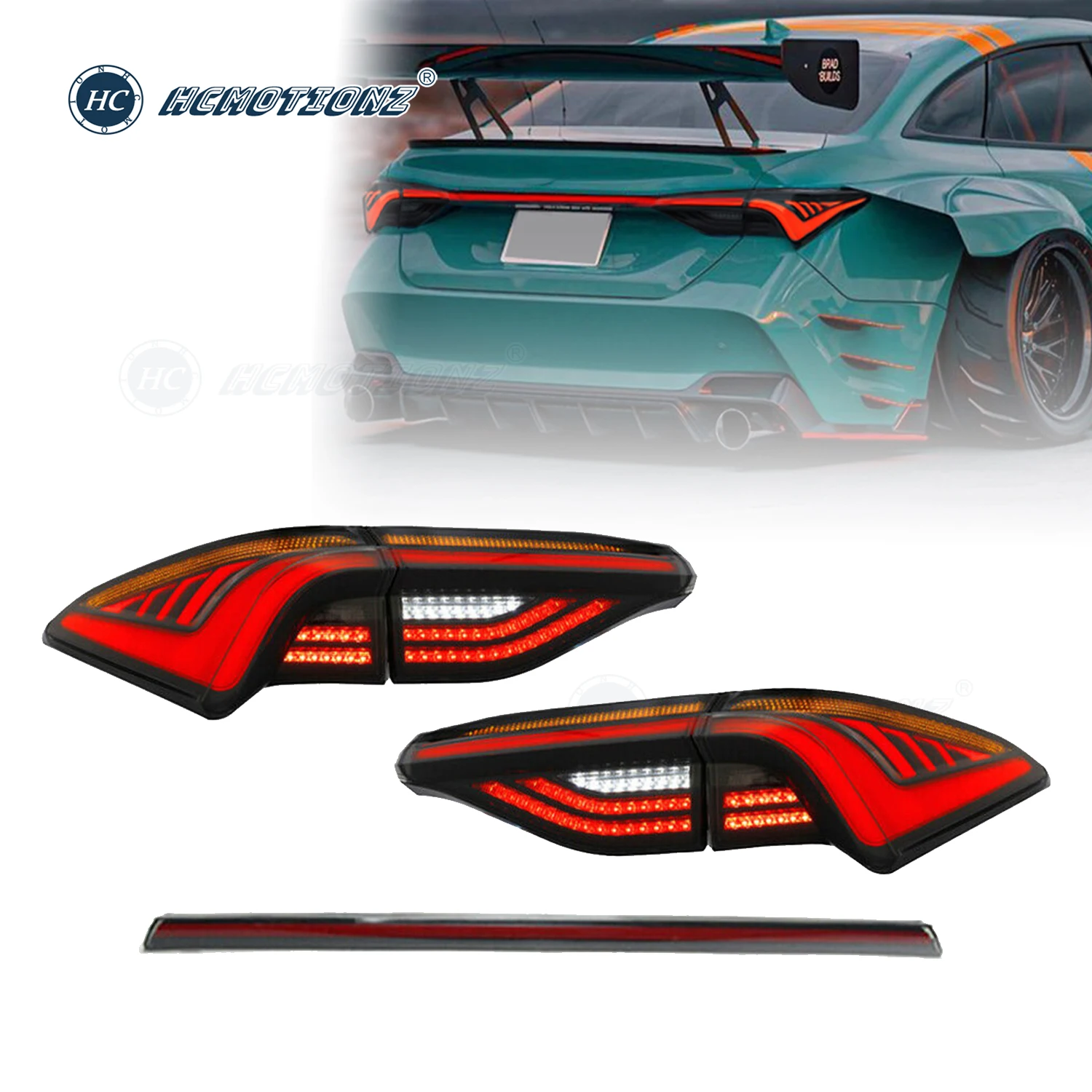 HCMOTIONZ Back Lights for Toyota Avalon 2018-2021 Start UP Animation DRL LED Tail Lamps Assembly Car Lighting System
HCMOTIONZ Back Lights for Toyota Avalon 2018-2021 Start UP Animation DRL LED Tail Lamps Assembly Car Lighting System