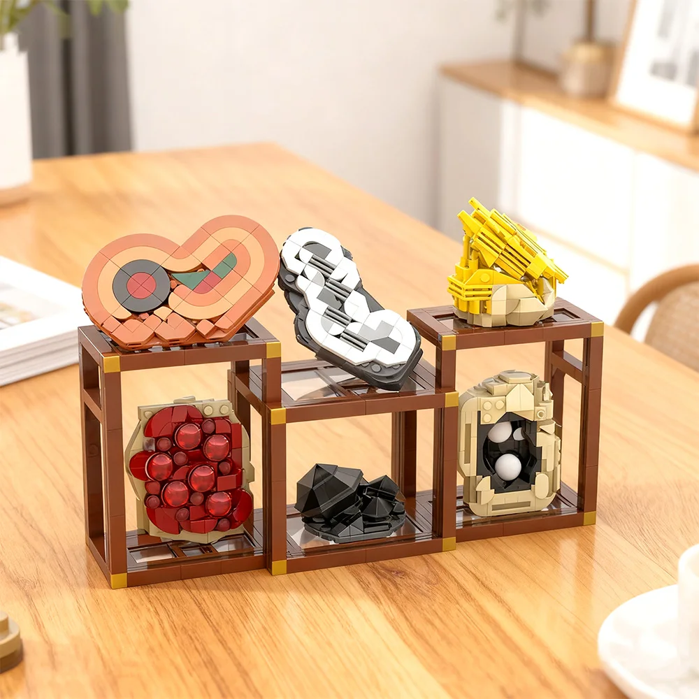 MOC Crystal Building Blocks DIY Design Chalcedony Agate Jade Brick Toys Adult Gifts Gemstone Mineral Collection
MOC Crystal Building Blocks DIY Design Chalcedony Agate Jade Brick Toys Adult Gifts Gemstone Mineral Collection