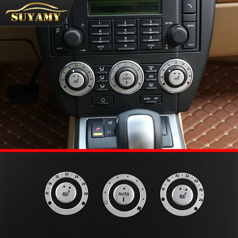 6Pcs Car Central Control Temperature Display Button Cover Decoration Sticker For Land Rover Freelander 2 2007-2015 Accessories
6Pcs Car Central Control Temperature Display Button Cover Decoration Sticker For Land Rover Freelander 2 2007-2015 Accessories